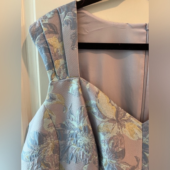 Vince Camuto Lavender Floral Midi Dress NWT - Picture 5 of 16